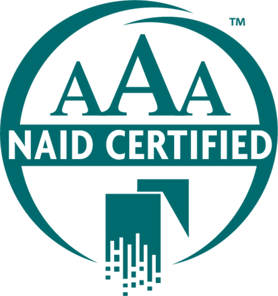 AAA NAID Certified logo